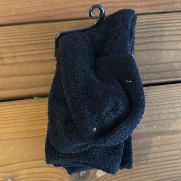 Nordstrom Pink and Black Checkered Socks - Picture 2 of 2